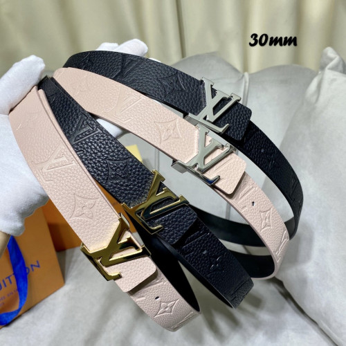 Louis Vuitton Womens Belt Luxury Brand Fashion Women Belts with Original Box