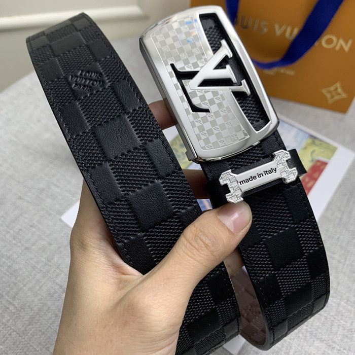 Louis Vuitton Mens Belt Luxury Brand Fashion Men Belts with Original Box