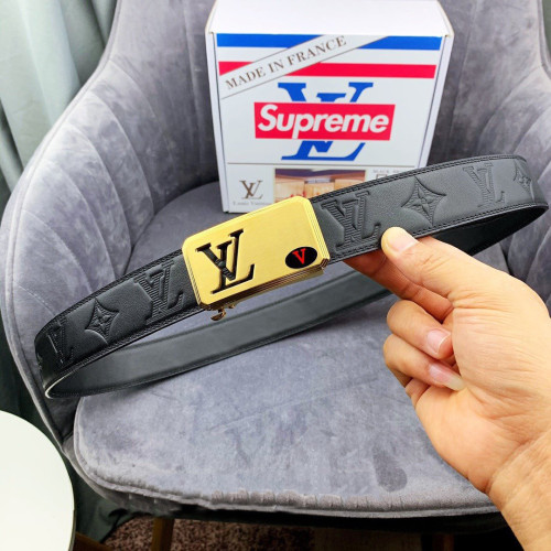 Louis Vuitton Mens Belt Luxury Brand Fashion Men Belts with Original Box