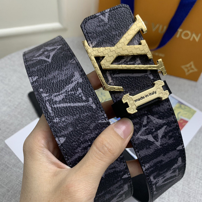Louis Vuitton Mens Belt Luxury Brand Fashion Men Belts with Original Box