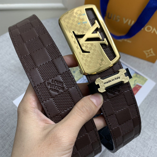Louis Vuitton Mens Belt Luxury Brand Fashion Men Belts with Original Box