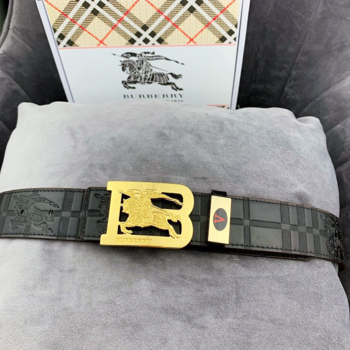 Burberry Mens Belt Luxury Brand Men Belts Luxury Brand with Original Box