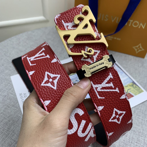 Louis Vuitton Mens Belt Luxury Brand Fashion Men Belts with Original Box