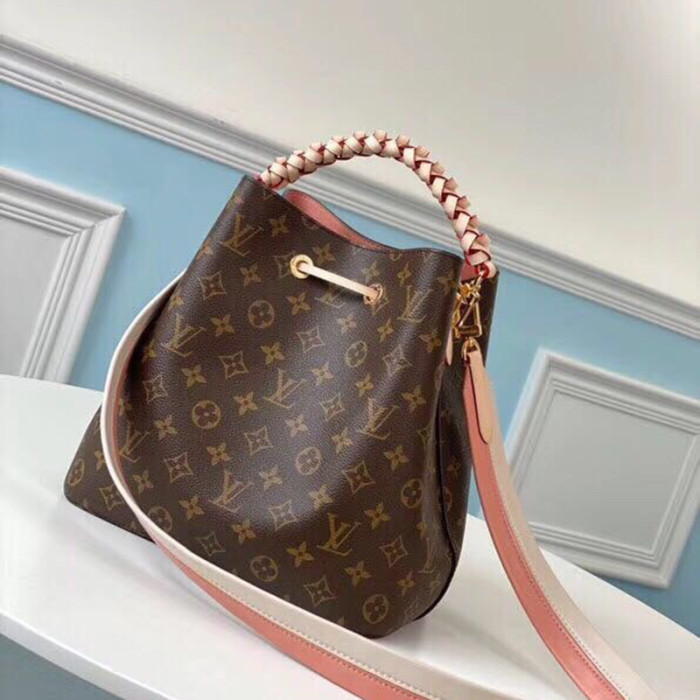 Louis Vuitton Womens Bags Luxury Brand Fashion Type NÉONOÉ MM Monogram coated canvas M45577 with Original Box