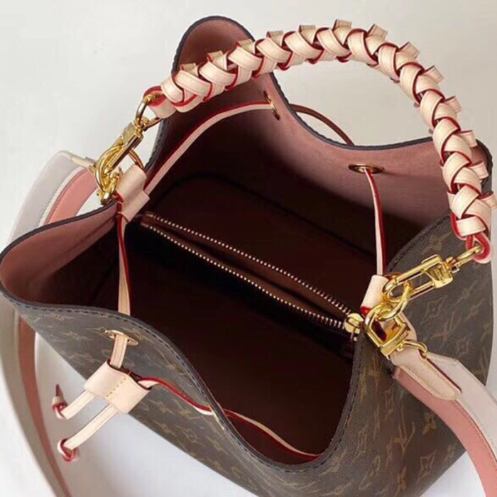 Louis Vuitton Womens Bags Luxury Brand Fashion Type NÉONOÉ MM Monogram coated canvas M45577 with Original Box