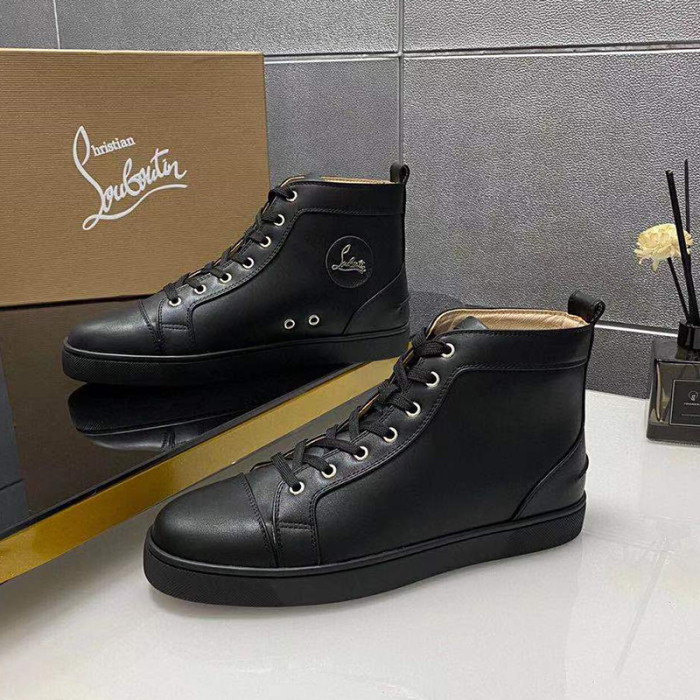 Christian Louboutin Mens Shoes Luxury Brand Red Bottom Design Louis Orlato with Original Box