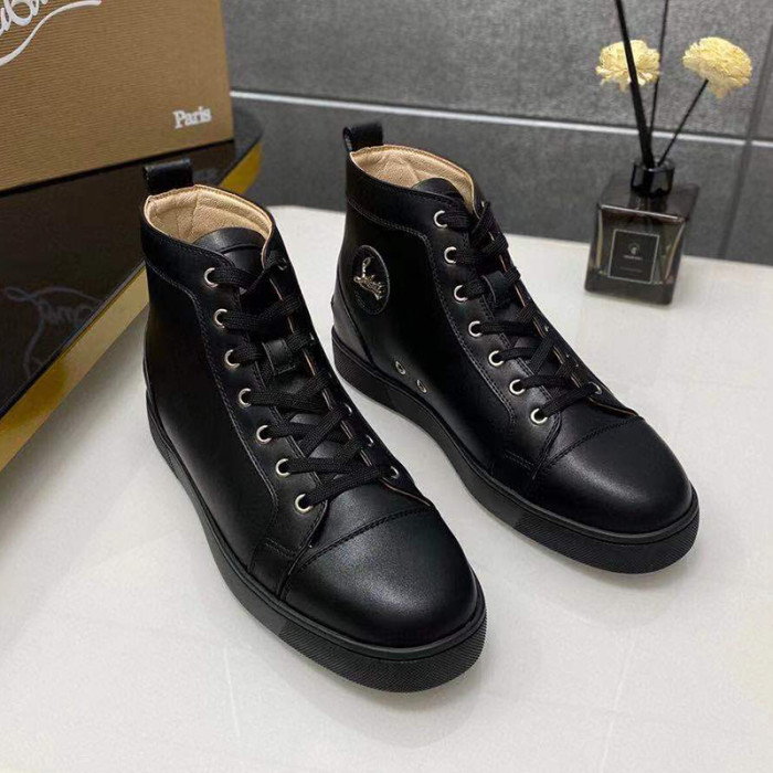 Christian Louboutin Mens Shoes Luxury Brand Red Bottom Design Louis Orlato with Original Box