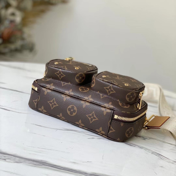 Louis Vuitton Womens Bags Luxury Brand Crossbody Bags UTILITY CROSSBODY Monogram coated canvas M80446 with Original Box