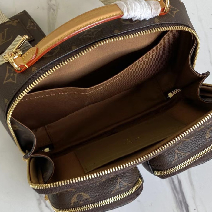 Louis Vuitton Womens Bags Luxury Brand Crossbody Bags UTILITY CROSSBODY Monogram coated canvas M80446 with Original Box