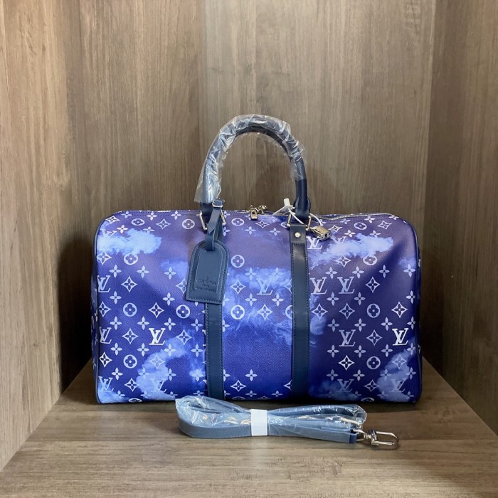 Louis Vuitton Womens and Mens Unisex Bags Luxury Brand KEEPALL BANDOULIÈRE 45 without Original Box