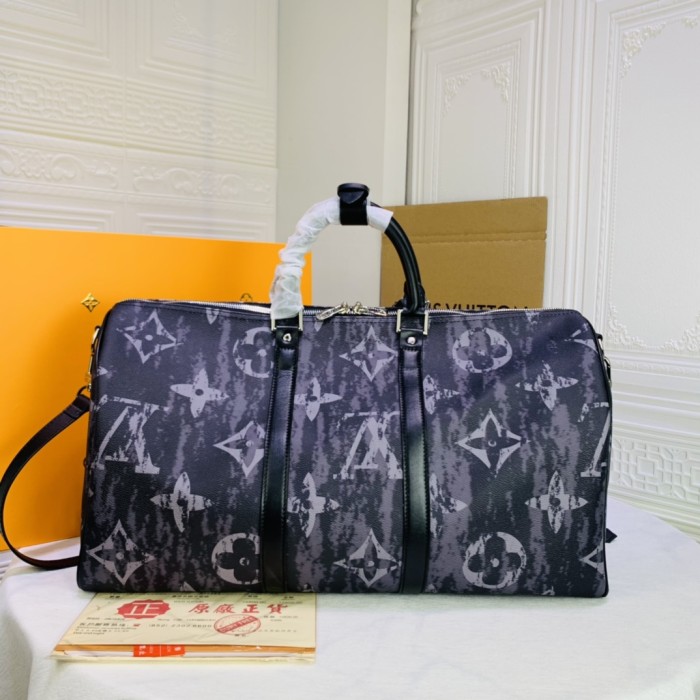 Louis Vuitton Womens and Mens Unisex Bags Luxury Brand KEEPALL BANDOULIÈRE 50 without Original Box