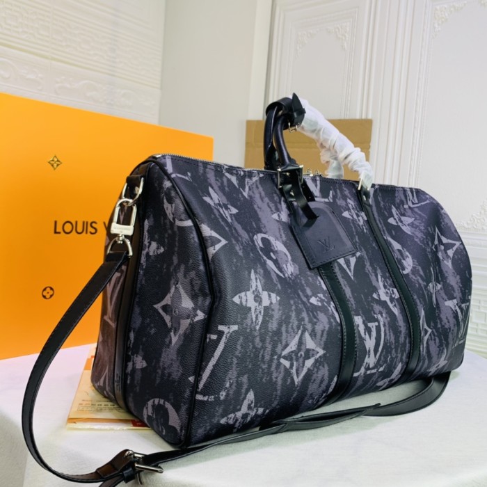 Louis Vuitton Womens and Mens Unisex Bags Luxury Brand KEEPALL BANDOULIÈRE 50 without Original Box