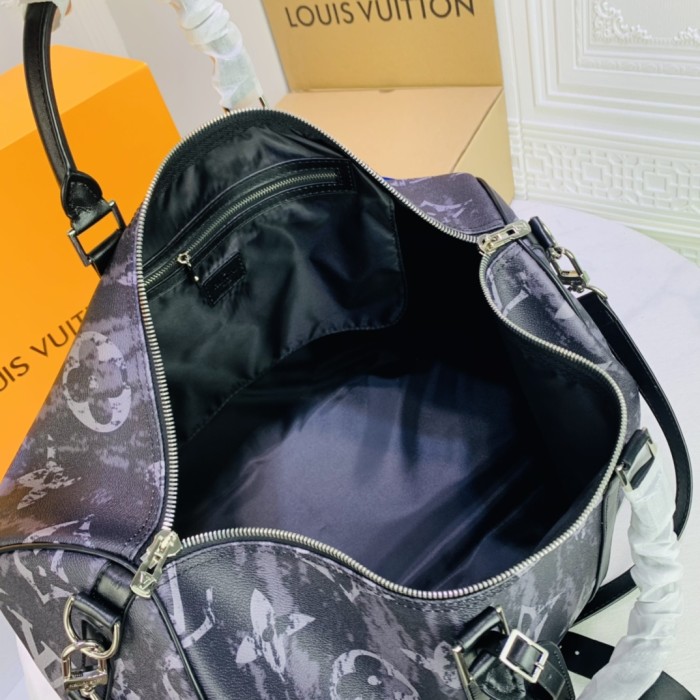 Louis Vuitton Womens and Mens Unisex Bags Luxury Brand KEEPALL BANDOULIÈRE 50 without Original Box