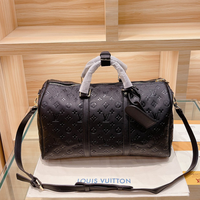 Louis Vuitton Womens and Mens Unisex Bags Luxury Brand KEEPALL BANDOULIÈRE 45 without Original Box