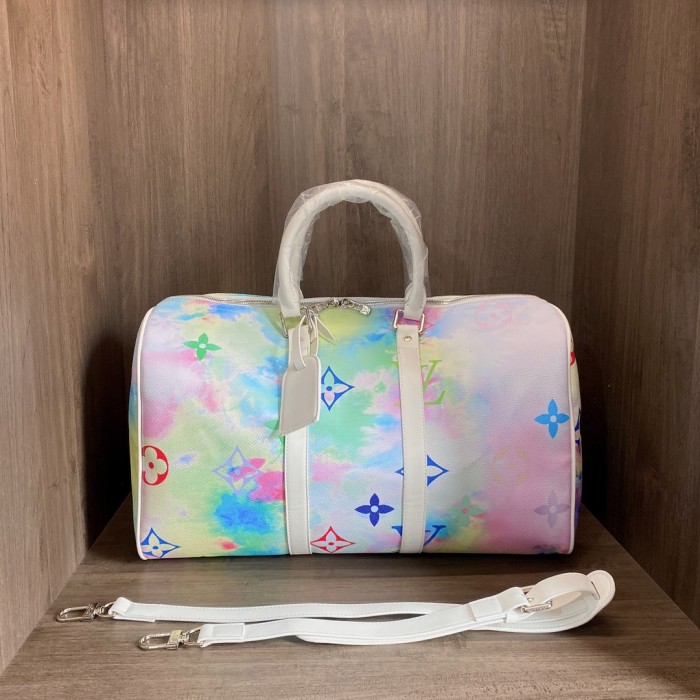 Louis Vuitton Womens and Mens Unisex Bags Luxury Brand KEEPALL BANDOULIÈRE 45 without Original Box
