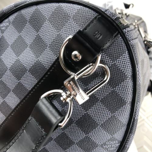 Louis Vuitton Womens and Mens Unisex Bags Luxury Brand KEEPALL BANDOULIÈRE 50 without Original Box