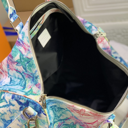 Louis Vuitton Womens and Mens Unisex Bags Luxury Brand KEEPALL BANDOULIÈRE 50 without Original Box M57486