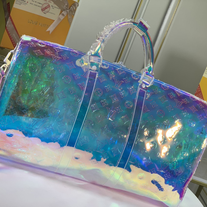 Louis Vuitton Womens and Mens Unisex Bags Luxury Brand KEEPALL BANDOULIÈRE 50 without Original Box