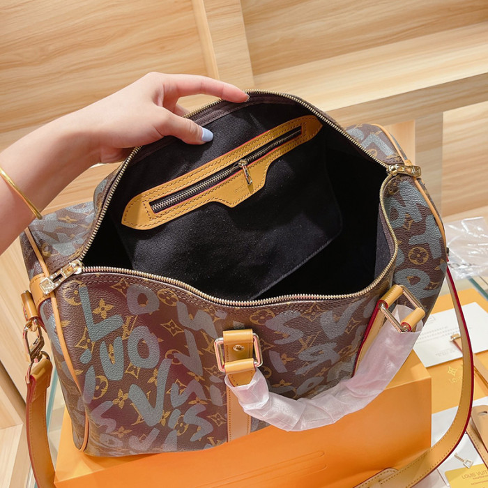 Louis Vuitton Womens and Mens Unisex Bags Luxury Brand KEEPALL BANDOULIÈRE 45 without Original Box