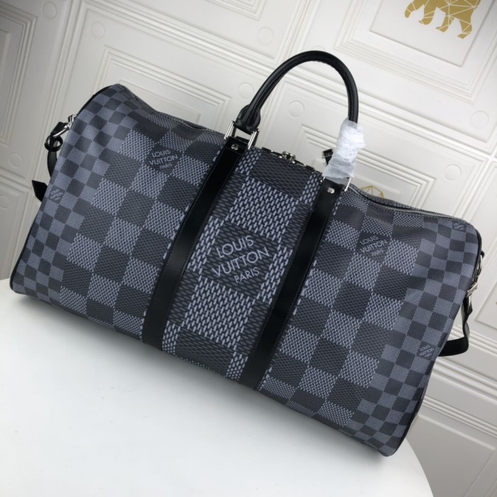 Louis Vuitton Womens and Mens Unisex Bags Luxury Brand KEEPALL BANDOULIÈRE 50 without Original Box