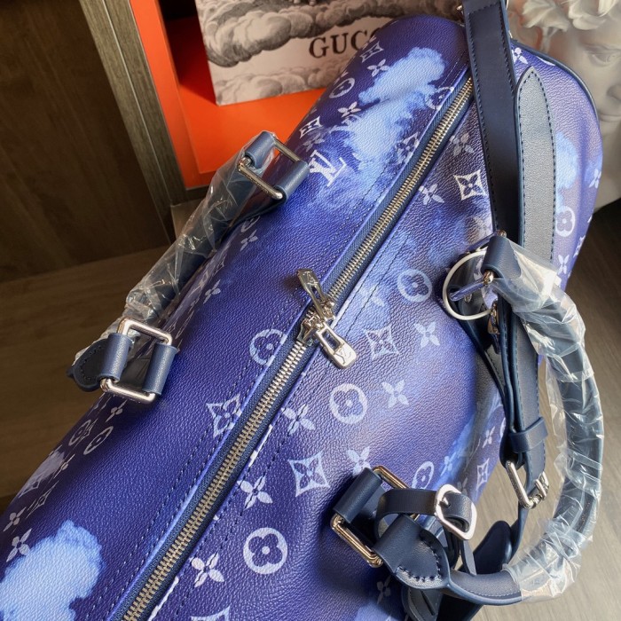 Louis Vuitton Womens and Mens Unisex Bags Luxury Brand KEEPALL BANDOULIÈRE 45 without Original Box