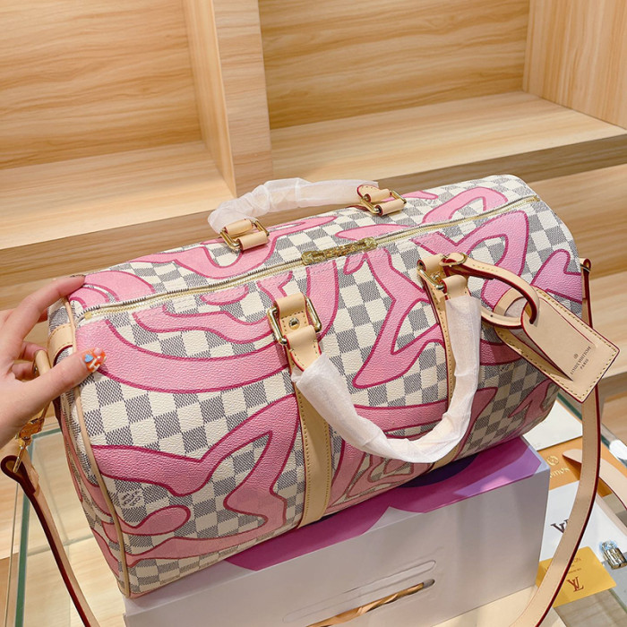 Louis Vuitton Womens and Mens Unisex Bags Luxury Brand KEEPALL BANDOULIÈRE 45 without Original Box