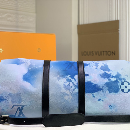 Louis Vuitton Womens and Mens Unisex Bags Luxury Brand KEEPALL BANDOULIÈRE 50 without Original Box