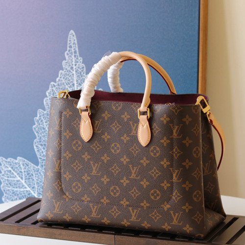 Louis Vuitton Womens Bag Handbag Luxury Brand Fashion Type Flower Tote Monogram Canvas Women Handbags M43551