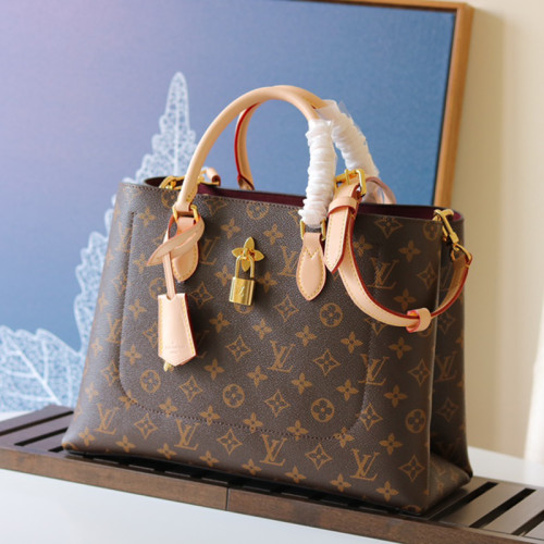 Louis Vuitton Womens Bag Handbag Luxury Brand Fashion Type Flower Tote Monogram Canvas Women Handbags M43551
