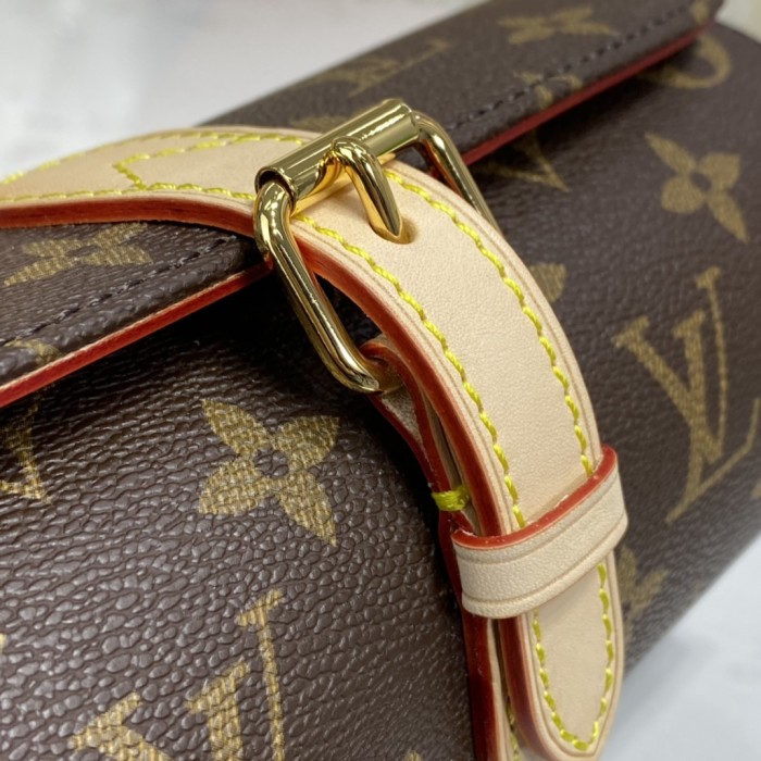 Louis Vuitton Womens Mens 3 WATCH CASE Monogram Canvas Luxury Brand Fashion Type with Original Box AAA Same as the Original M47530