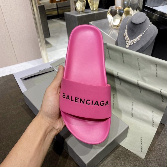 Balenciaga Men Womens Shoes POOL SLIDE SANDAL