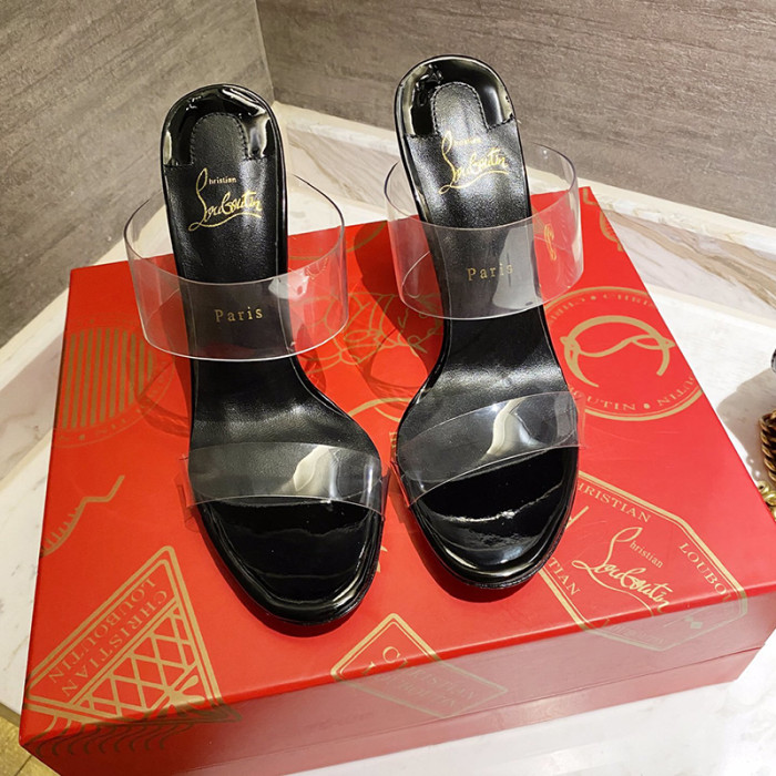 Christian Louboutin Womens Shoes High Heels Mule Sandals Just Nothing