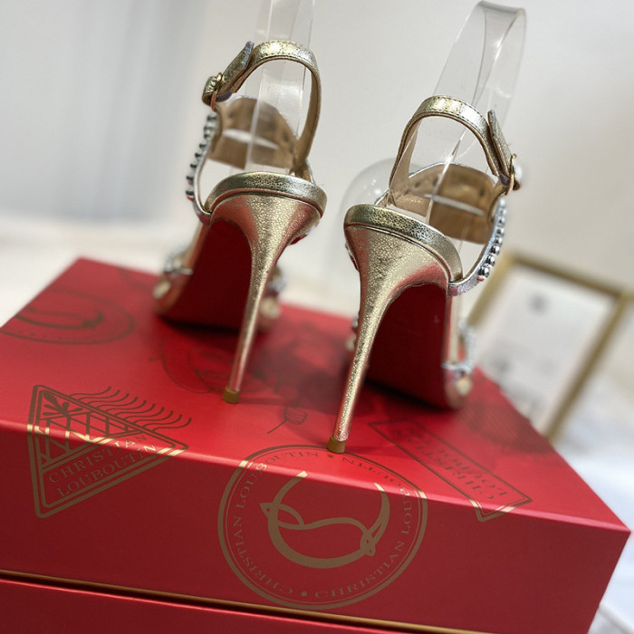 Christian Louboutin Womens Shoes High Heels Sandal 10CM