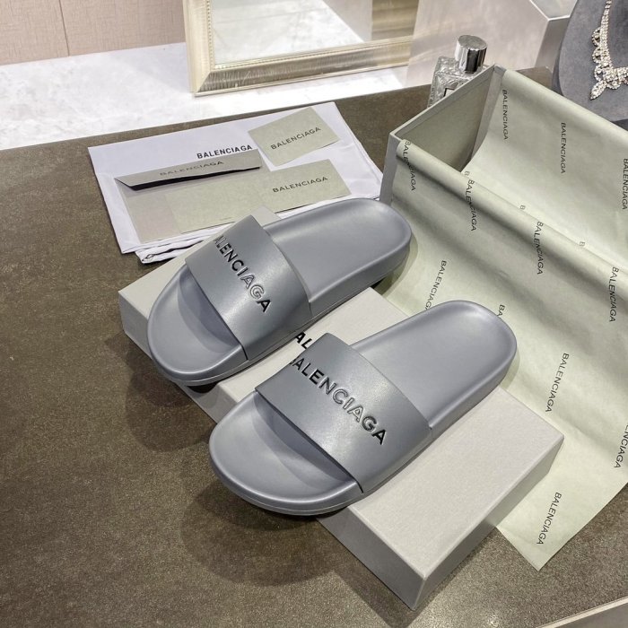Balenciaga Men Womens Shoes POOL SLIDE SANDAL