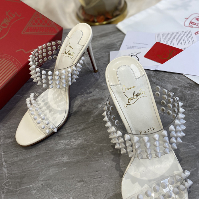 Christian Louboutin Womens Shoes High Heels Mule Slide Sandal