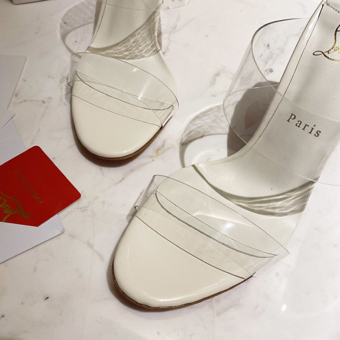 Christian Louboutin Womens Shoes High Heels Mule Sandals Just Nothing 3200648W302