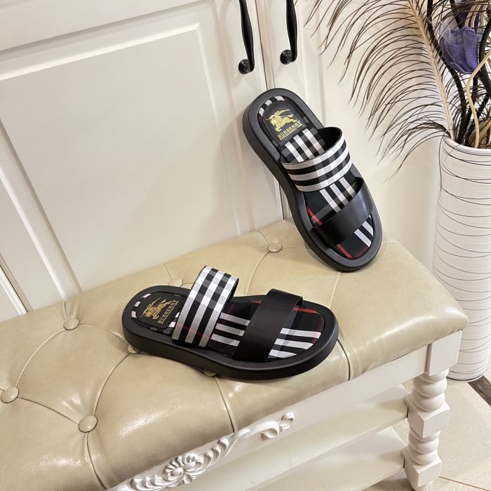 Burberry Mens Shoes Leather Sandals