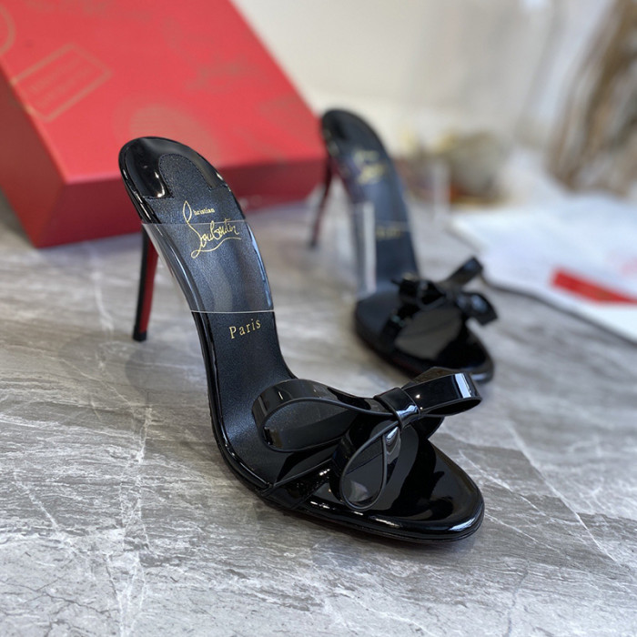 Christian Louboutin Womens Shoes High Heels Just Nodo Mule Sandals