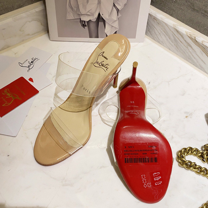 Christian Louboutin Womens Shoes High Heels Mule Sandals Just Nothing