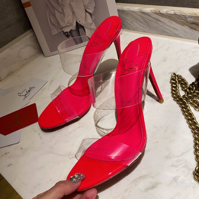 Christian Louboutin Womens Shoes High Heels Mule Sandals Just Nothing