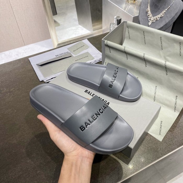 Balenciaga Men Womens Shoes POOL SLIDE SANDAL