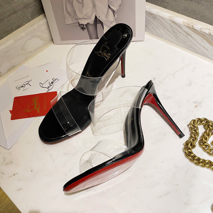 Christian Louboutin Womens Shoes High Heels Mule Sandals Just Nothing