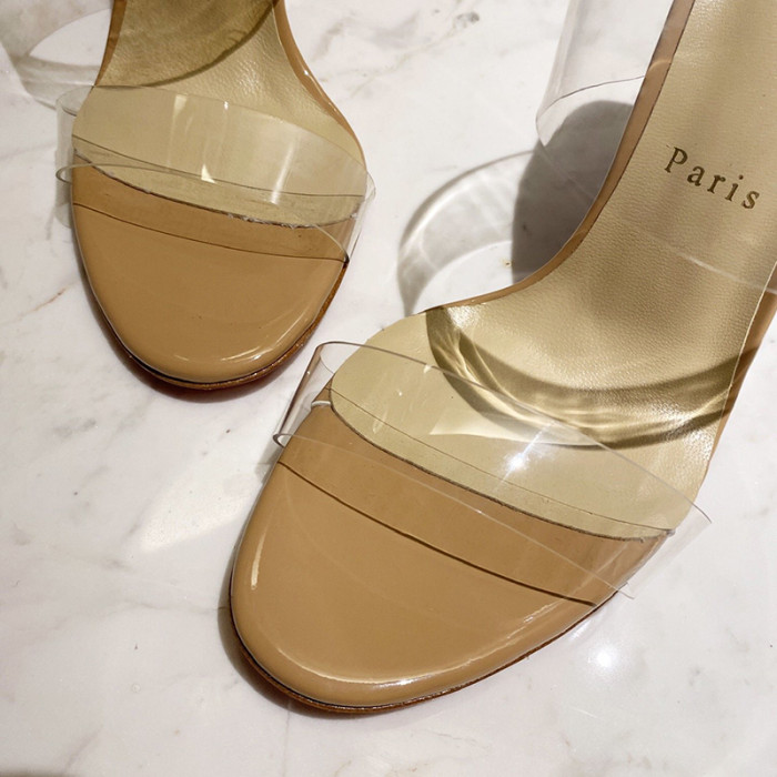 Christian Louboutin Womens Shoes High Heels Mule Sandals Just Nothing