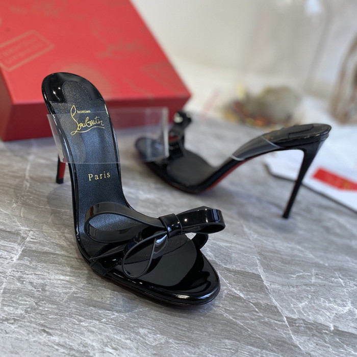 Christian Louboutin Womens Shoes High Heels Just Nodo Mule Sandals