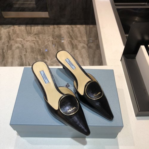 Prada Womens Shoes Mule Slide Sandal 5.5CM
