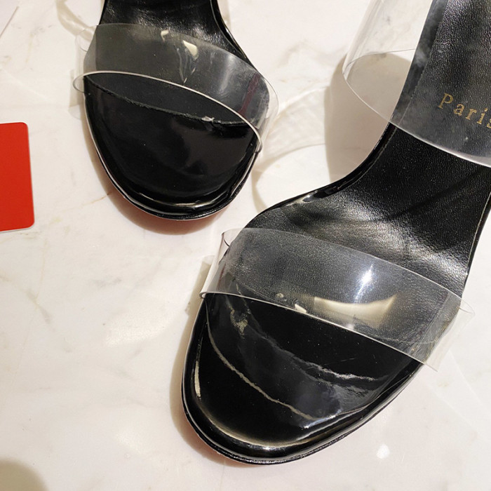 Christian Louboutin Womens Shoes High Heels Mule Sandals Just Nothing