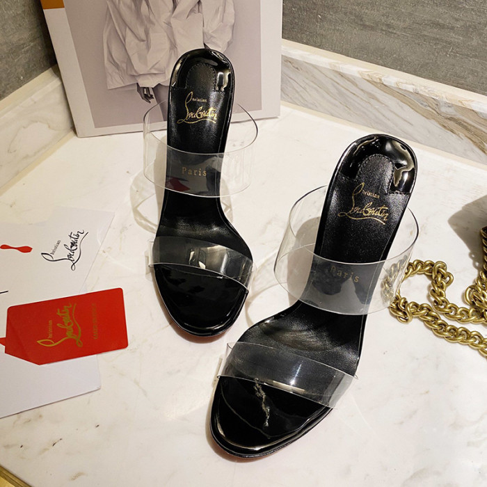 Christian Louboutin Womens Shoes High Heels Mule Sandals Just Nothing