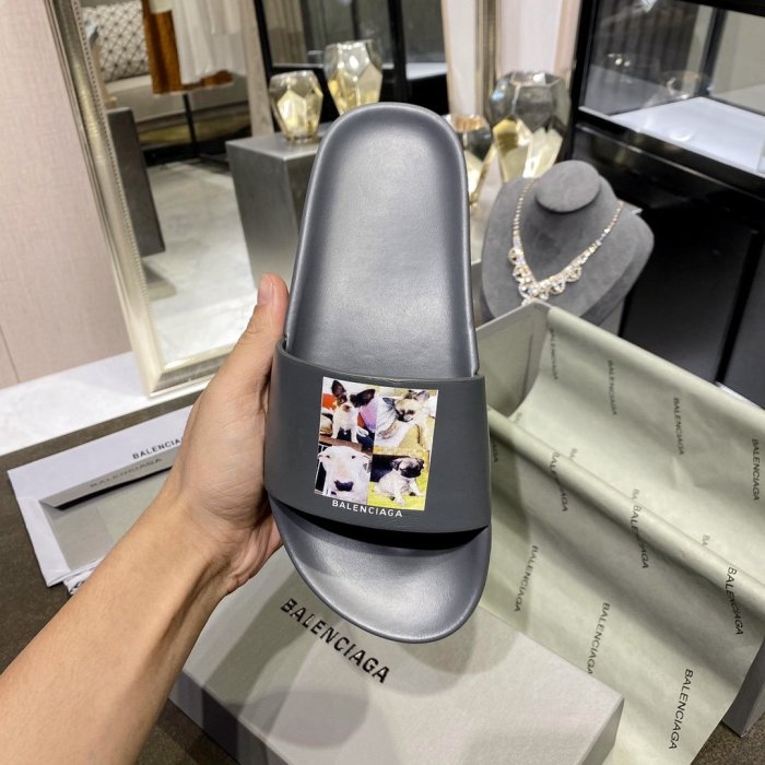 Balenciaga Men Womens Shoes POOL SLIDE SANDAL