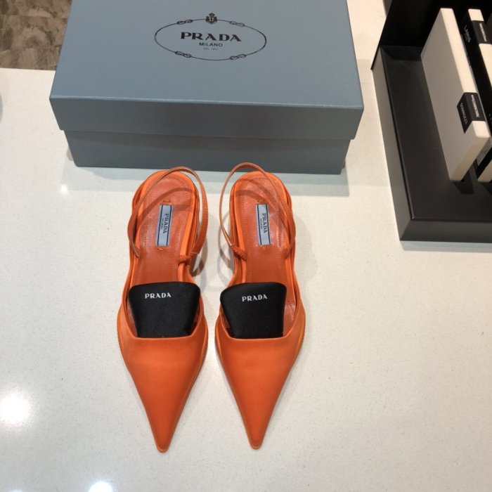 Prada Womens Shoes Two-tone Nylon Gabardine Pumps 1I566M_79R_F091U_F_A045