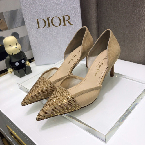 Dior Womens Shoes Breathable Fashion Pump High Heels 7CM